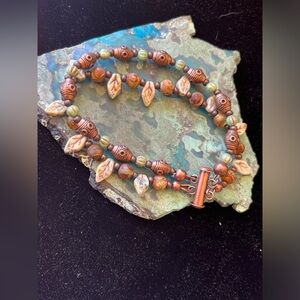 Forest Vibes Double Strand Bracelet